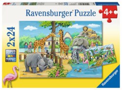 103-07806 Puzzle Willkommen im Zoo Raven