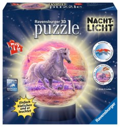 103-11843 3D Puzzle Ball - Pferde am Str