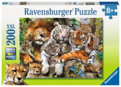 103-12721 Puzzle Schmusende Raubkatzen R