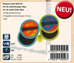 990-64256 Neopren Catch-Ball-Set - orang